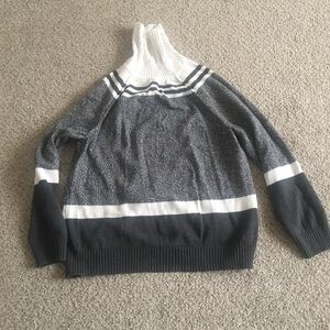 Multicolored Karen Scott Turtleneck Sweater Womens Size L